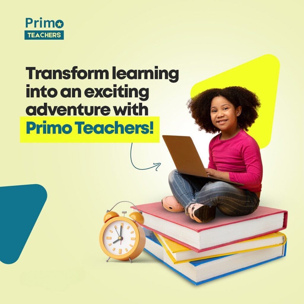 Child happy to learn with Primo Teachers